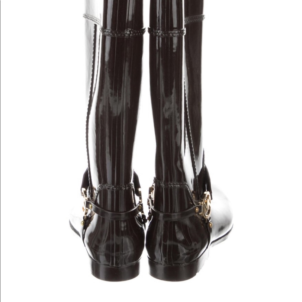 Michael Kors Rubber Knee-High Rain Boots - Picture 4 of 5